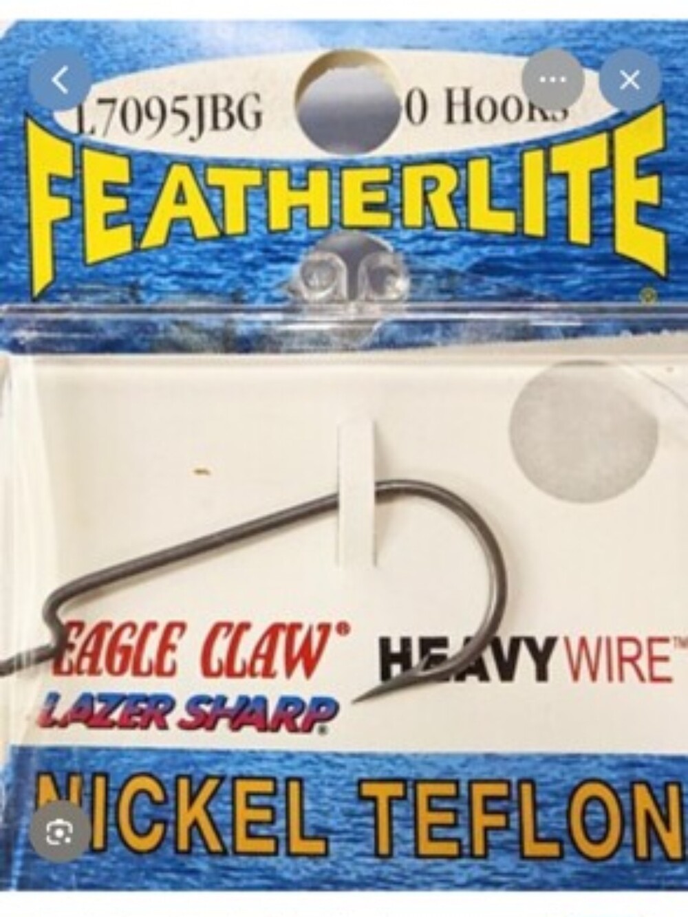 Featherlite Eagle Claw Fishing Hooks And 10 VINTAGE Lures!